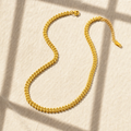 Wheat Chain Necklace (Gold)