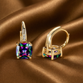 Mystic Topaz Leverback Earrings (Gold)